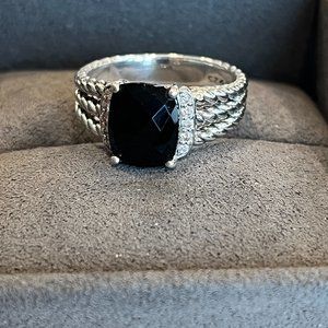 David Yurman Wheaton Petite Cushion Cut Ring